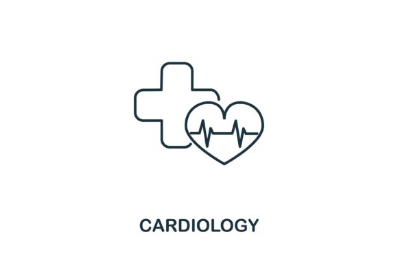 Cardiology Icon for Modern Design Needs