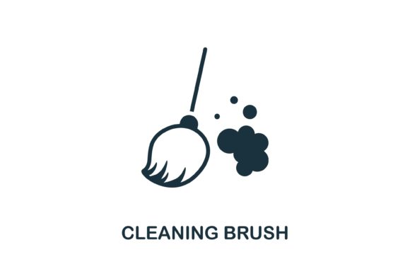 Cleaning Brush Icon: A Versatile Asset for Web Design and Visual Communication