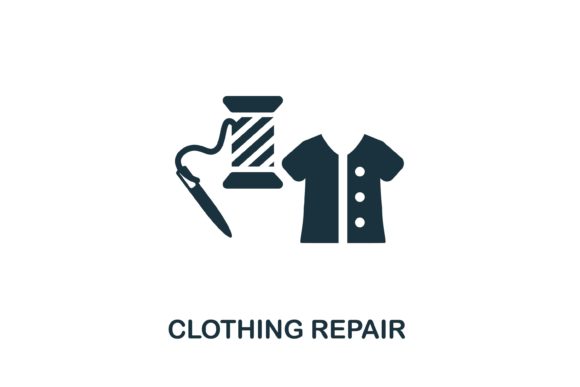 Clothing Repair Icon: A Versatile Design Asset for Practical and Creative Uses