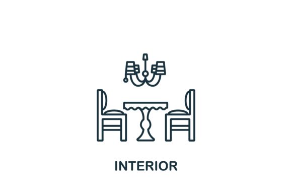 Interior Icon from Interior Collection: A Versatile Design Asset for Modern Creatives