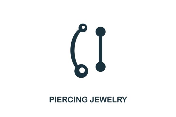 Piercing Jewelry Icon: A Versatile Design Element for Modern Visual Projects