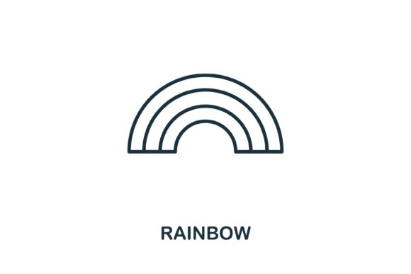 Rainbow Icon from LGBT Collection: Strategic Use in Modern Design and Communication